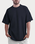 BLACK Short Selve T-Shirt