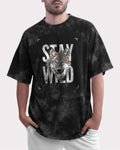 Stay Wild | OverSized T-shirt | Acid Wash