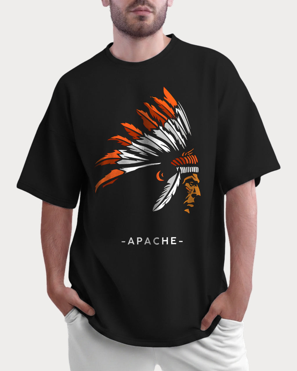 APACHE | OVERSIZE UNISEX T-SHIRT | PRINTED