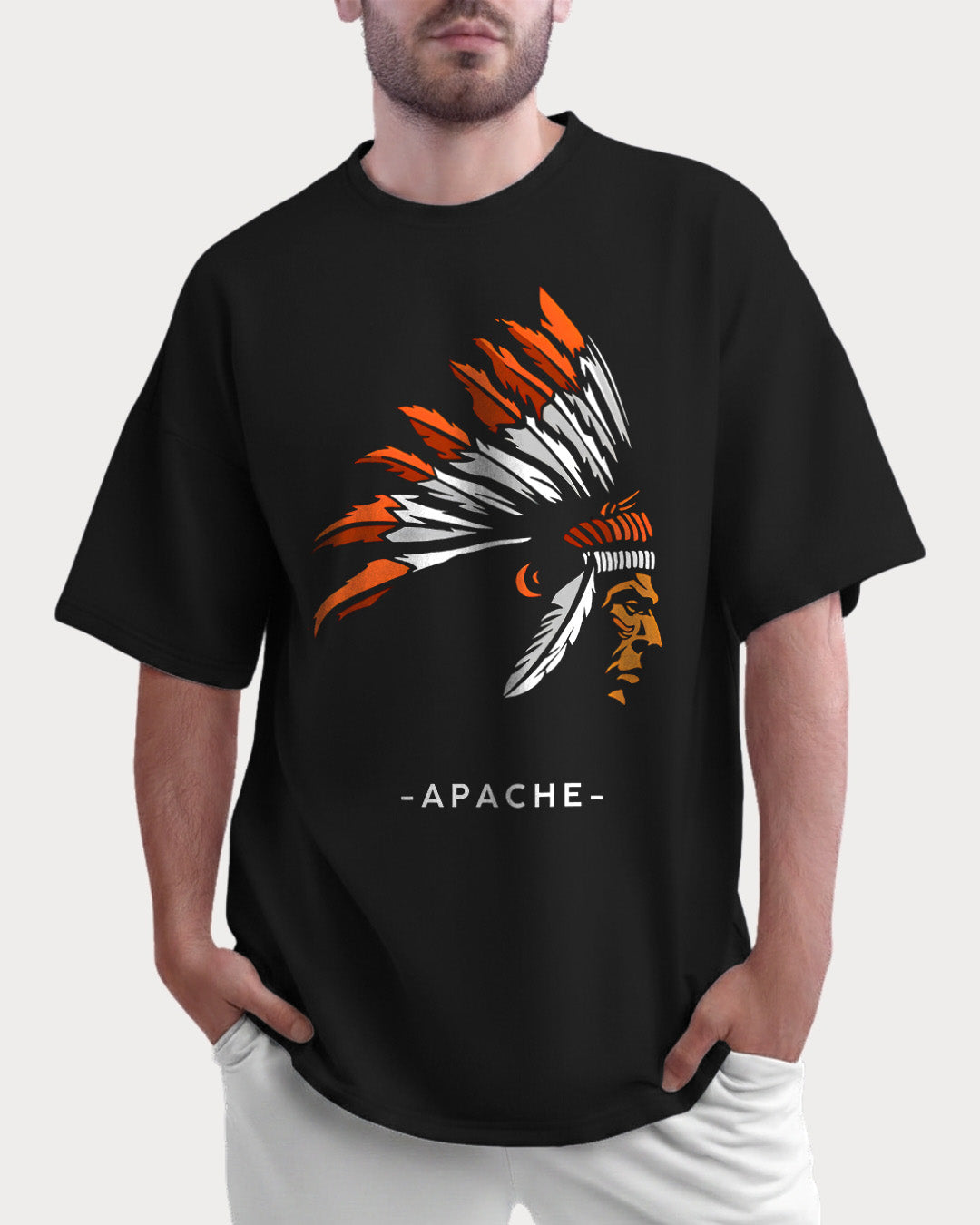 APACHE | OVERSIZE UNISEX T-SHIRT | PRINTED