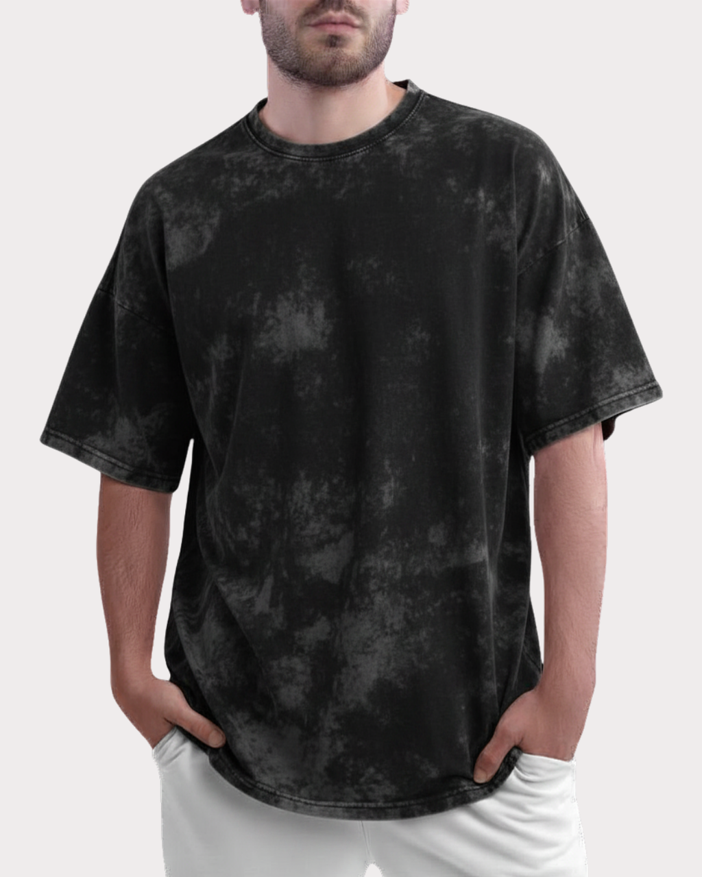 ACID WASH | BLACK OVERSIZED T-SHIRT | PREMIUM
